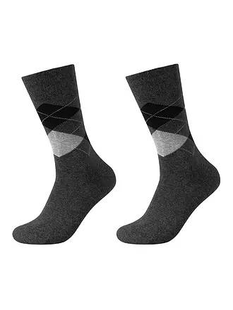 CAMANO | Socken 2-er Pkg. anthracite | 